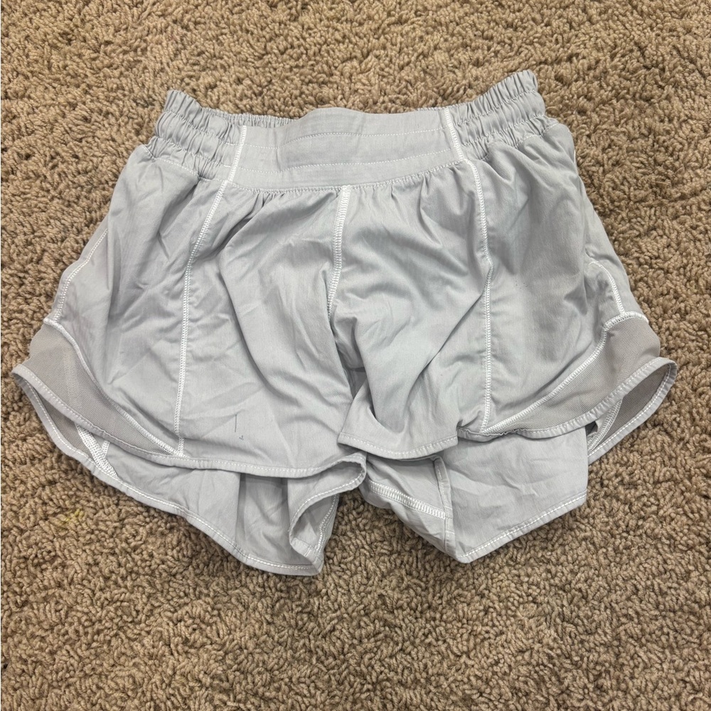 Lululemon Athletica Light Gray Athletic Shorts